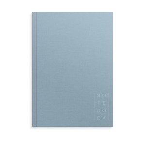Notebook | Textile | Light Blue | Lined A5 |