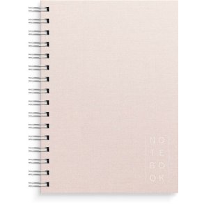 Notebook | Textile | Pink | Lined A5 |