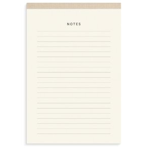 Notepad Textile Beige A5