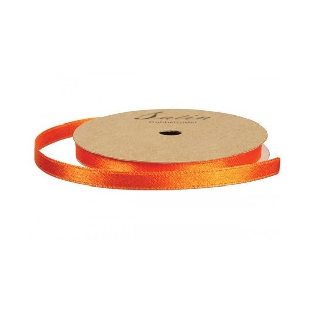 Satinb�nd | 3mm 10m | Orange |