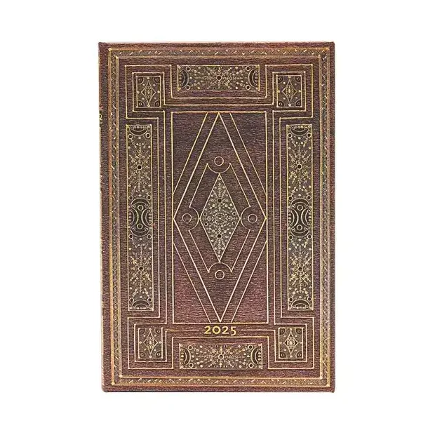 PaperBlanks Kalender 2025 | First Folio | Mini | Ugekalender |