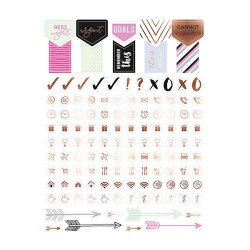 Papperix Stickers, neon, udgave 3