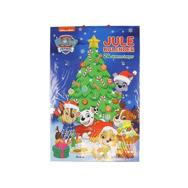 Paw Patrol | Julekalender med 24 billedbger | 