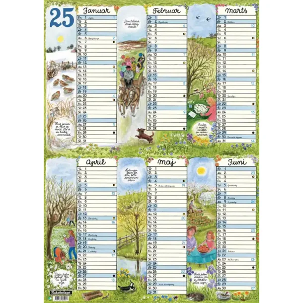 Plakatforlaget | Plakatkalender | 2025 |