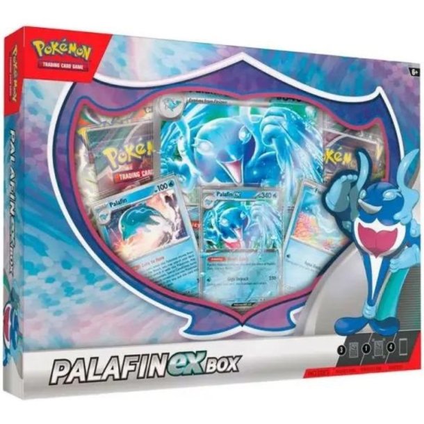 Pok&eacute;mon EX Palafin box med booster pakker