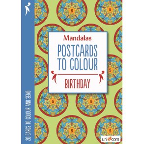 Postcards to colour - Birthday