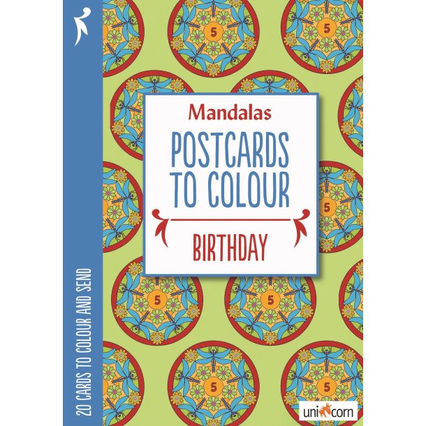 Postcards to colour - Birthday