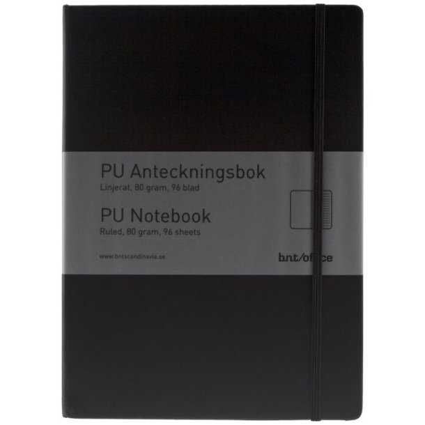 PU Notebook A5 Linieret