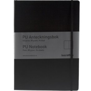 PU Notebook A5 Ulinieret