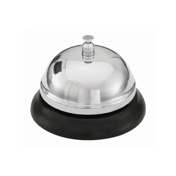 Receptionsklokke sort/s�lv