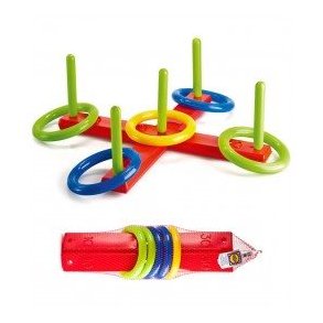 Ringspil med 5 tykke ringe