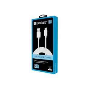 Sandberg | USB-C to USB-A 3.0 Cable, White (2m) |