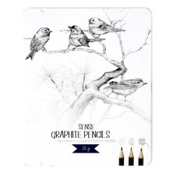 Sense Artist | Skitseblyanter | 15stk |