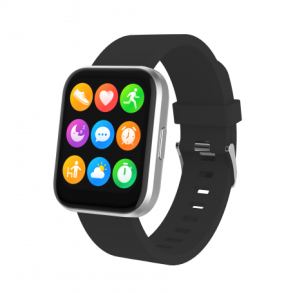 Swiss Ur | Zurich - Slv/Sort Rem |