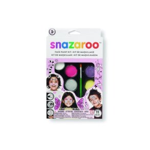 Sminkefarvest 10 dele + hfte, pensel og farve