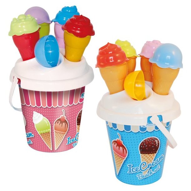 Spands�t med isvafler og ske