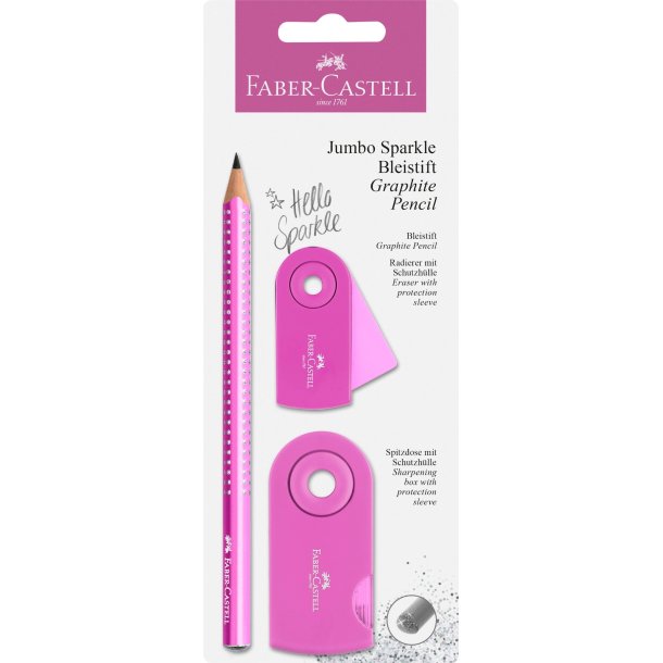 Sparkle Jumbo Pink m.glitter BK