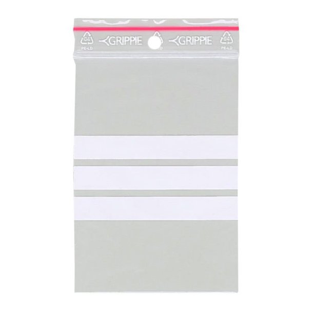 Grippie Lynl�sposer | 70x100mm | m/Skrivefelt | 100 Poser |