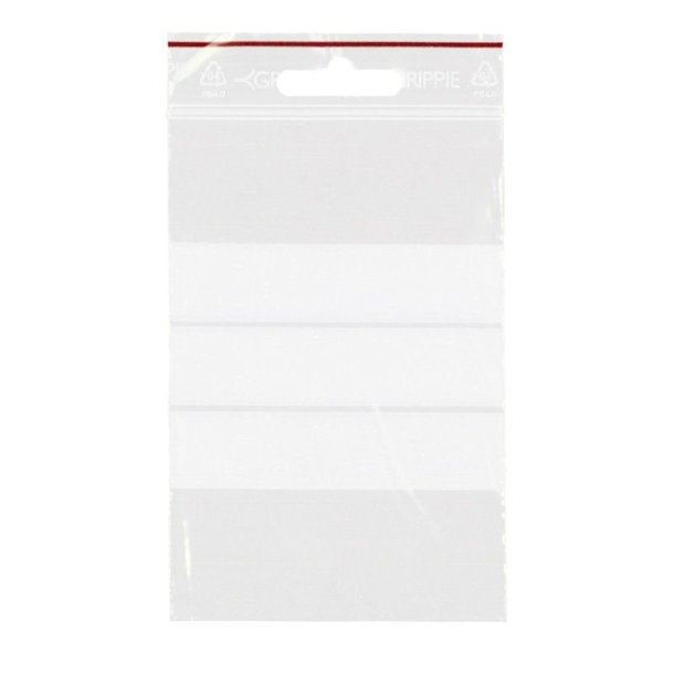 Grippie Lynl�sposer | 80x120mm | m/Skrivefelt | 100 Poser |