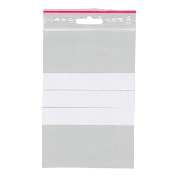 Grippie Lynl�sposer | 100x150mm | m/Skrivefelt | 100 Poser |