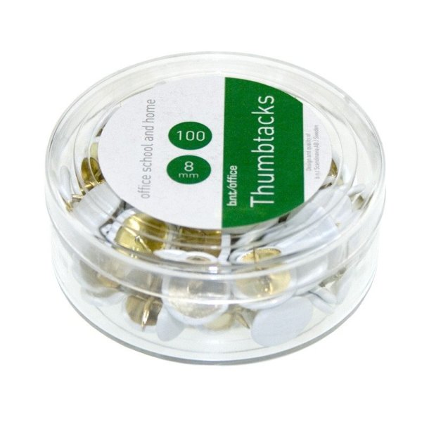 BNT Office Tegnestifter | Hvid | 100stk | 8mm |