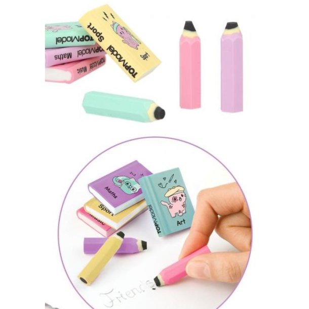 TOPModel Bger og Blyanter Viskelderst