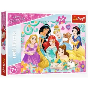 Puslespil | Happy world of Princesses | 200 Brikker |