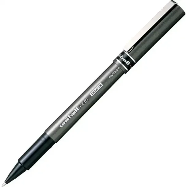 Uni-Ball UB155 Micro Deluxe Rollerpen | Sort |