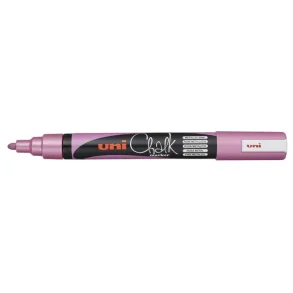Uni Chalk Marker 5M Metal Pink