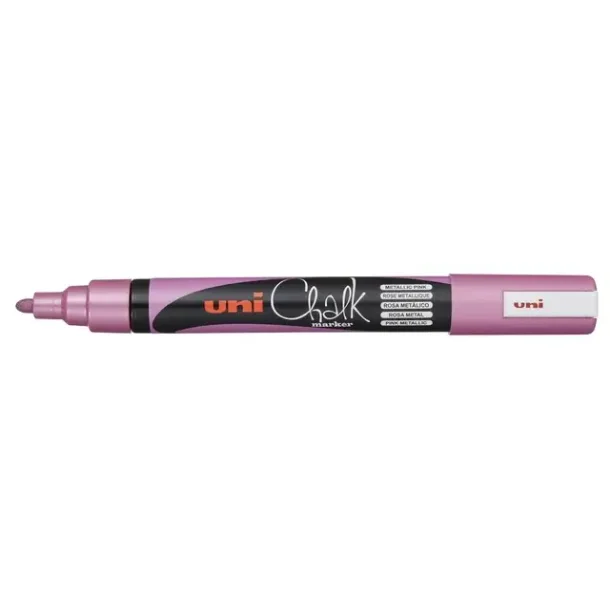 Uni Chalk Marker 5M Metal Pink