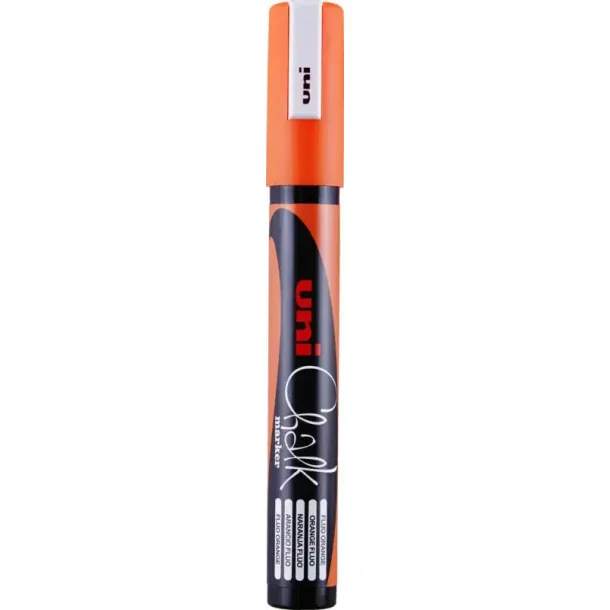 Uni Chalk Marker | 5M | Fluo Orange |