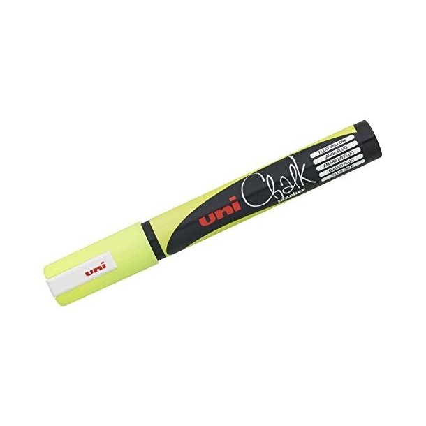 Uni Chalk Marker | 5M | Neon Gul |
