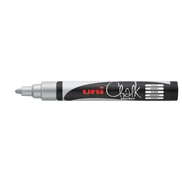 Uni Chalk Marker | 5M | Slv |