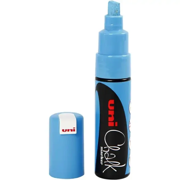 Uni Chalk Marker | 8K | Lysebl |