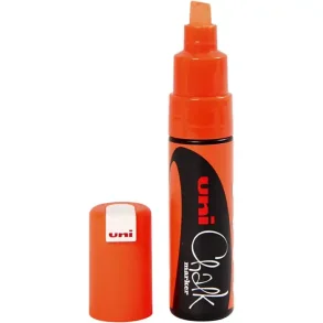 Uni Chalk Marker | 8K | Neon Orange |
