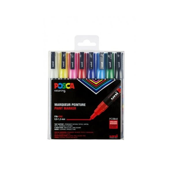 Uni Posca PC-3M 8stk
