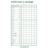 Yatzy Blok - til 5 terninger (3 stk/pk)