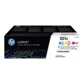 Color LaserJet 201X toner 3-pack (Cyan/Magenta/Yellow)
