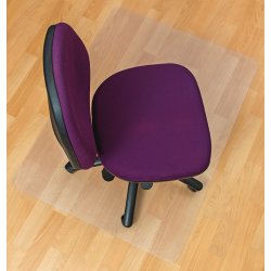 Advantage Budget stoleunderlag PVC 90x120 cm hrdt gulv