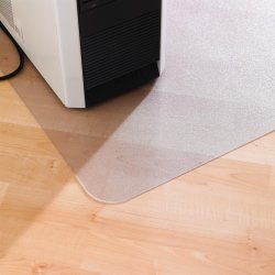 Advantage antistatisk stoleunderlag PVC 120x150 cm hrdt gul