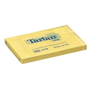 Tartan Notes 76x127 gul