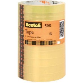 Tape Scotch 508 15mmx66m t�rn klar (10)