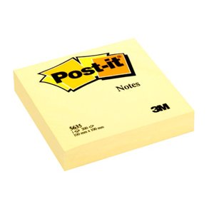 Post-it Notes 100x100 gul