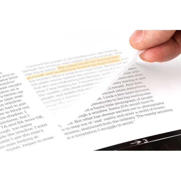 Post-it Notes tranparent 73x73 36sh/pad (12)