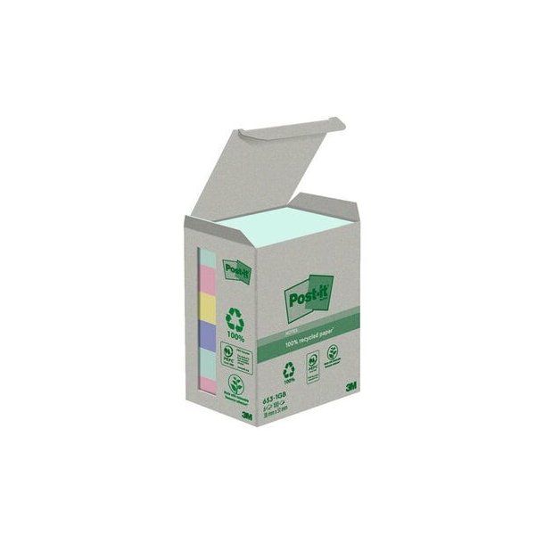 Post-it Notes 38x51 recycled ass. farver (6)