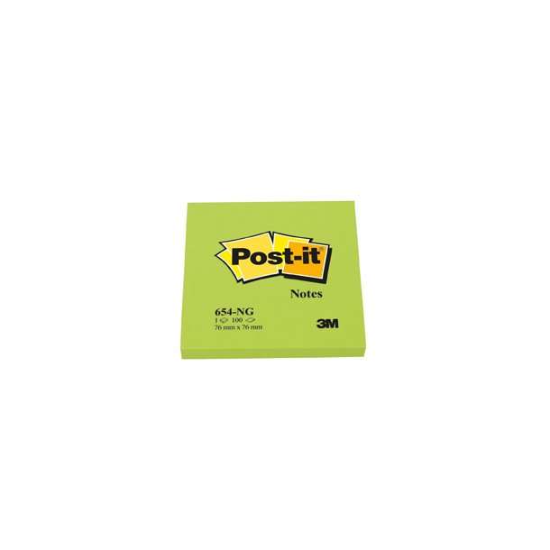 Post-it Notes 76x76 neon gr�n