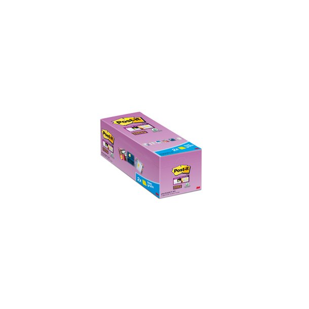 Post-it SS-Notes 76x76 V-pack gul (16)