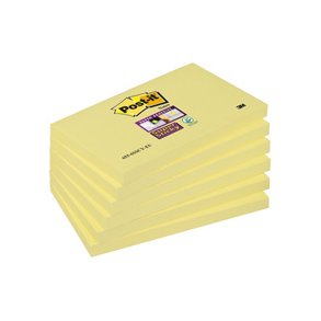 Post-it SS-Notes 76x127 gul (6)