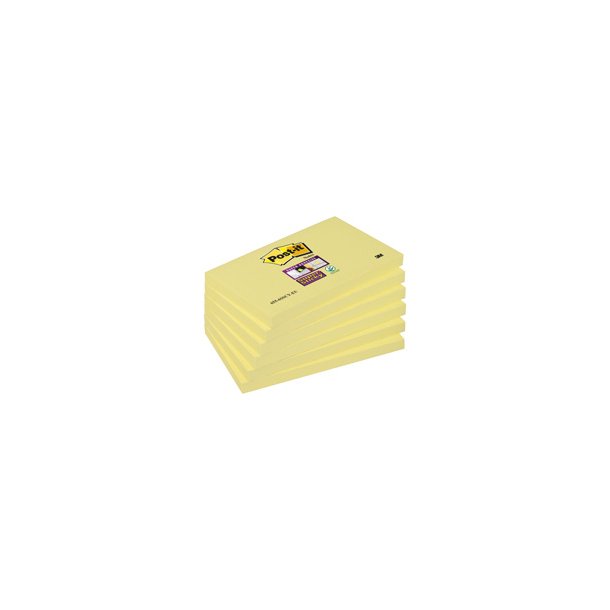 Post-it SS-Notes 76x127 gul (6)