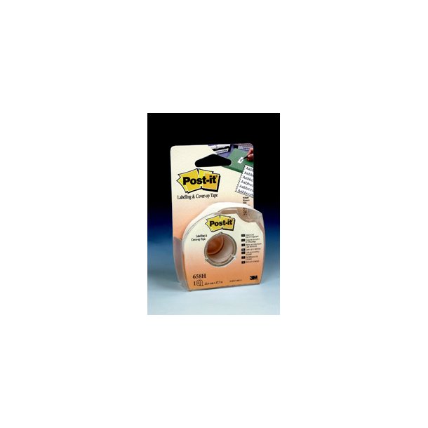 Post-it korrektionstape m/dispenser 25mmx17m hvid